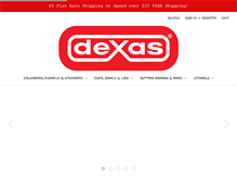 Tablet Screenshot of dexas.com.au